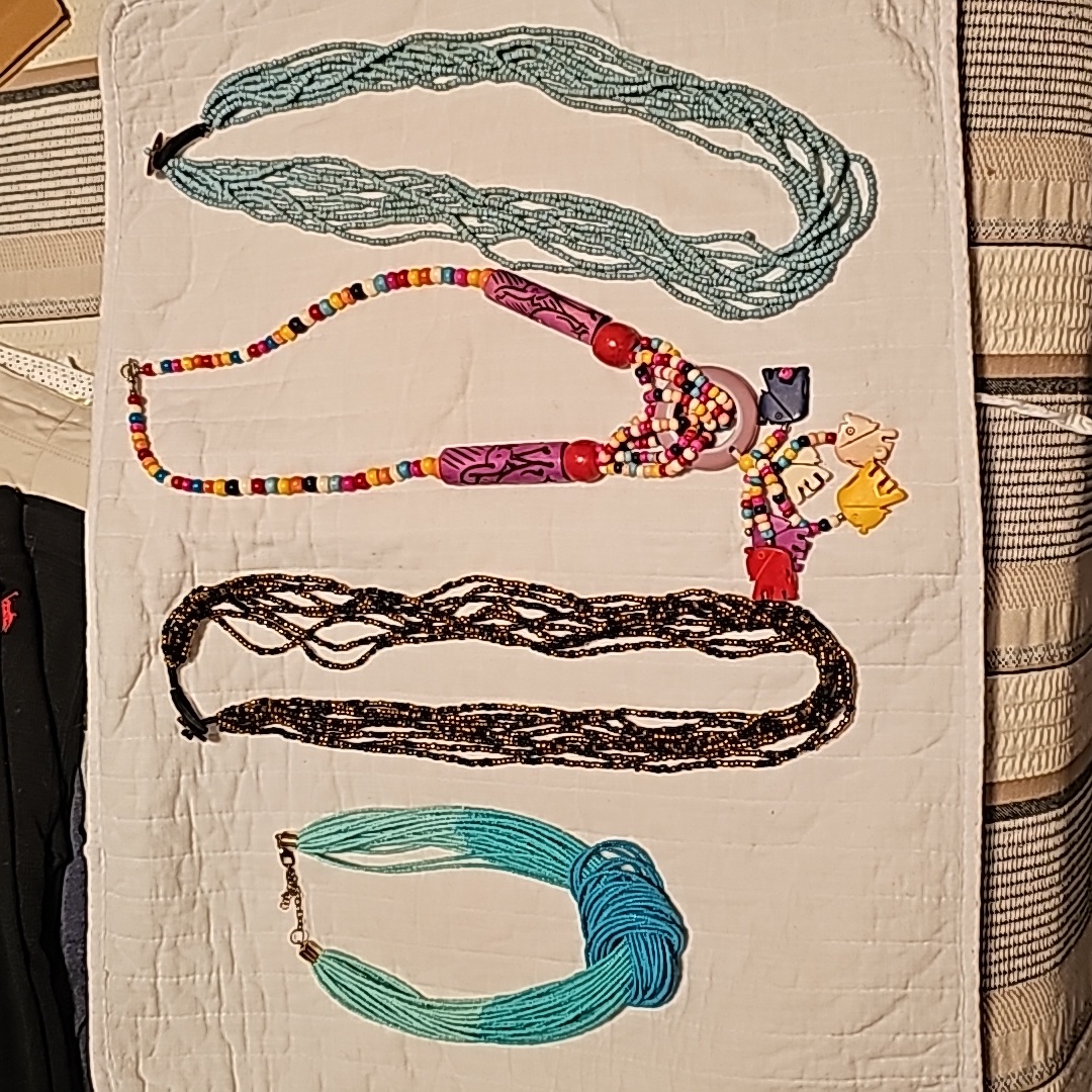 4 Necklaces Costume Jewelry